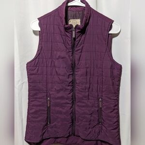 Relativity  Purple‎ Puffer Vest Size Small